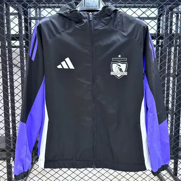 25-26 Colo-Colo Black Windbreaker