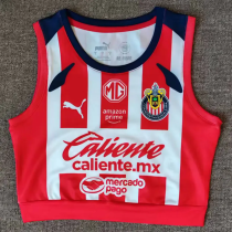 25-26 Chivas Guadalajara Home Women Yoga Vest (女)
