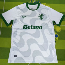 25-26 Sporting Lisbon White Fans Soccer Jersey