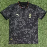 25-26 Portugal Black Training shirts (V领)