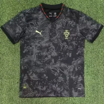 25-26 Portugal Black Training shirts (V领)