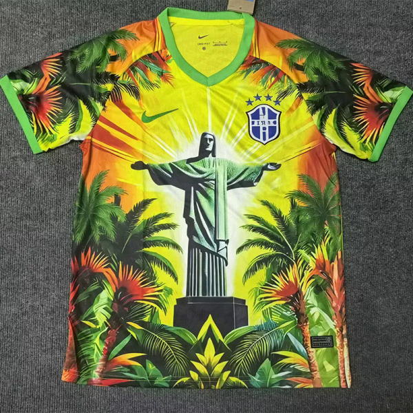 25-26 Brazil Red Yellow Green Special Edition Training shirts