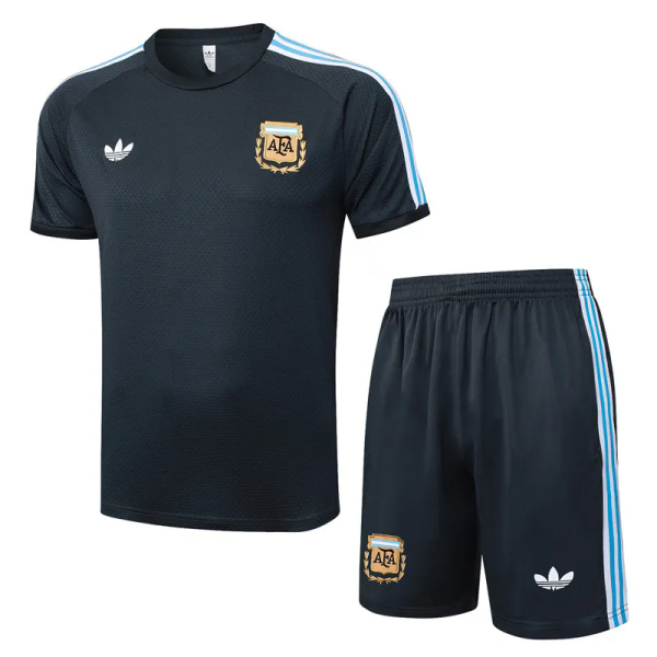 25-26 Argentina Dark gray Training Short Suit #D2559