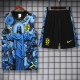 25-26 Brazil Blue Tank top and shorts suit