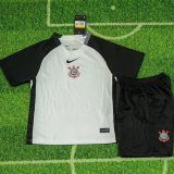 25-26 Corinthians Home Kids Soccer Jersey
