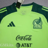 25-26 Mexico Fluorescent Green Training Shirts
