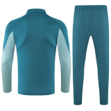 25-26 Cruzeiro Dark green Kids Half Pull Tracksuit (童装)(半拉链)