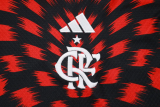 25-26 Flamengo Red Black Training Short Suit #D2542