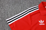 25-26 Flamengo Red Short shirts and Long trousers Suit #C2517