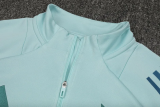 25-26 Cruzeiro Light green Kids Half Pull Tracksuit (童装)(半拉链)