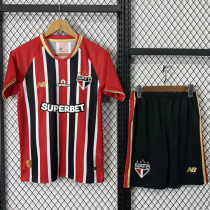 25-26 Sao Paulo Away Kids Soccer Jersey
