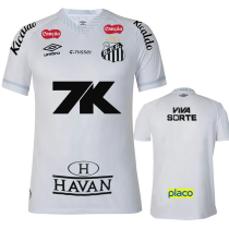 25-26 Santos FC Home Prints Sponsor Fans Soccer Jersey