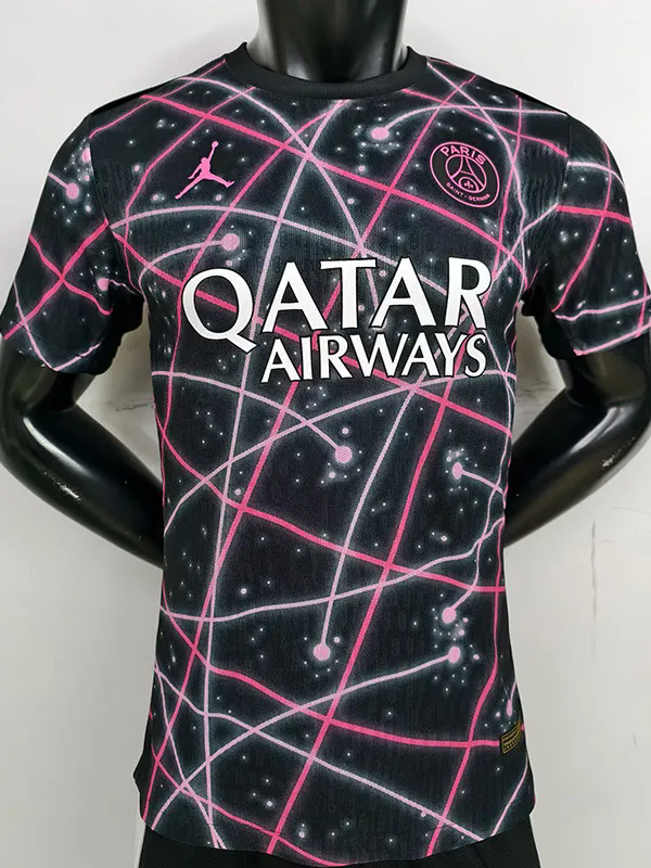 25-26 PSG Pink Black Player Version Training shirts
