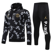 25-26 PSG Black Hoodie Tracksuit (卫衣套装)