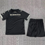 25-26 Dortmund Rote Erde 100th Anniversary Kids Soccer Jersey