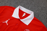 25-26 PSG Red Short shirts and Long trousers Suit #C1160