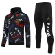 25-26 PSG Black Hoodie Tracksuit (卫衣套装)