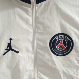 25-26 PSG Jordan White orange Windbreaker