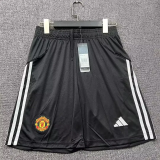 25-26 Man Utd Black Shorts Pants