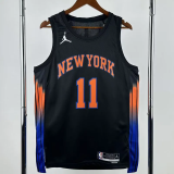 25-26 KNICKS BRUNSON #11 Black Top Quality Hot Pressing NBA Jersey