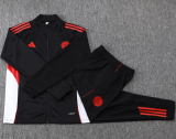 25-26 Bayern Black Jacket Tracksuit #A2525
