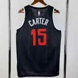 25-26 Raptors CARTER #15 Black City Edition Top Quality Hot Pressing NBA Jersey