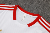 25-26 Bayern White Training Short Suit #D2537