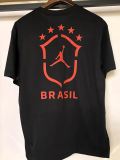 26-27 Brazil Black High Quality Casual T-Shirt