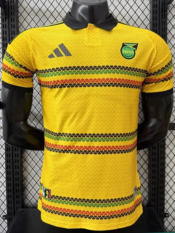 26-27 Jamaica Home Player Version Soccer Jersey