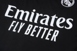 26-27 RMA Black Half Pull Tracksuit #B26013(半拉链)
