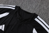 26-27 RMA Black Half Pull Tracksuit #B26013(半拉链)