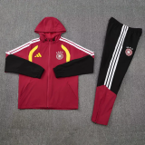 26-27 Germany Red Hoodie Jacket Tracksuit