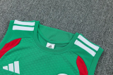 26-27 Algeria Green Tank top and shorts suit