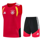 26-27 Germany Red Tank top and shorts suit