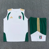 26-27 Italy White Tank top and shorts suit