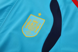 26-27 Spain Lake blue Hoodie Jacket Tracksuit