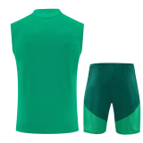 26-27 Algeria Green Tank top and shorts suit