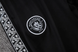25-26 Man City Black Kids Half Pull Tracksuit #E25238(童装)(半拉链)