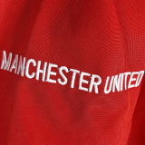 2007-2008 Man Utd Red Retro Windbreaker