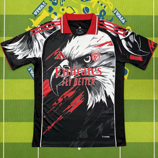 26-27 Benfica Black Special Edition Fans Soccer Jersey (有领)