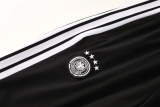 25-26 Germany Black Hoodie Jacket Tracksuit