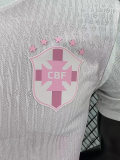 25-26 Brazil Pink White Special Edition Player Version Soccer Jersey