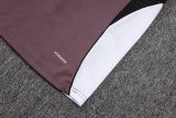 25-26 Man Utd Grey purple Training Short Suit #D25126