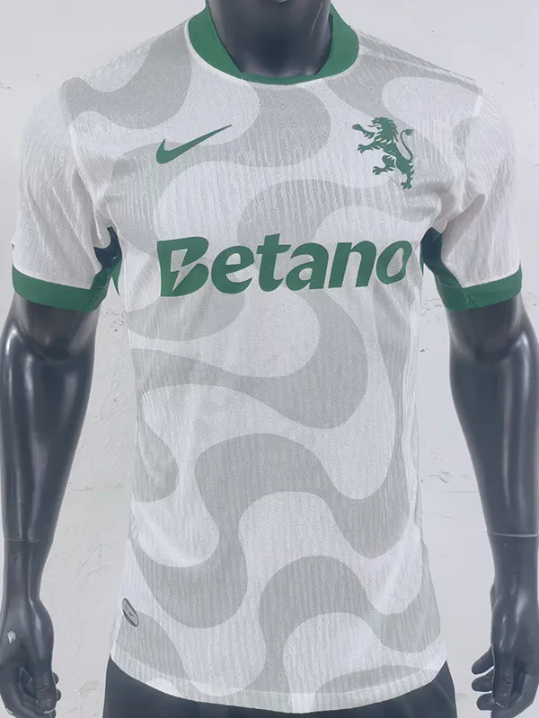 25-26 Sporting Lisbon White Player Version Soccer Jersey
