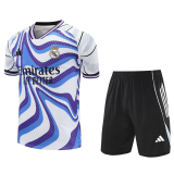 25-26 RMA White blue Training Short Suit