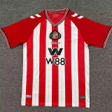 25-26 Sunderland Home Fans Soccer Jersey