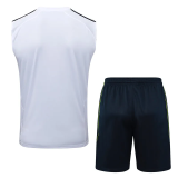 25-26 RMA White Tank top and shorts suit #D2588