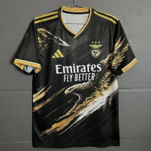 25-26 Benfica Black Yellow Special Edition Fans Soccer Jersey