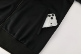 26-27 Man Utd Black blue Jacket Tracksuit #01