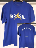 26-27 Brazil Blue High Quality Casual T-Shirt